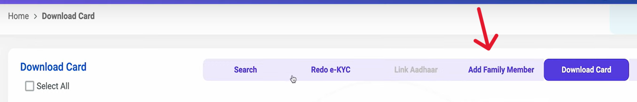 Add name in ayushman beneficiary list
